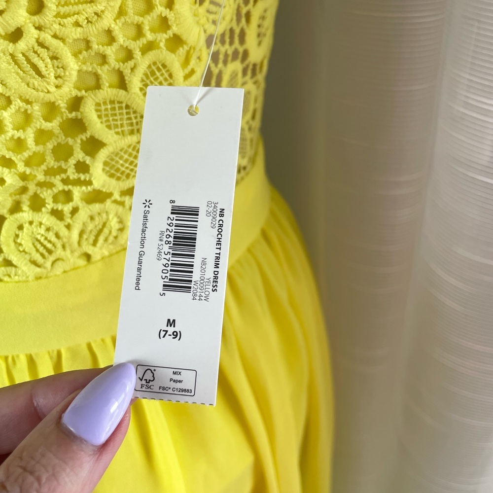 NWT No Boundaries Bright Yellow Lace Maxi Dress Size Medium - Picture 8 of 9